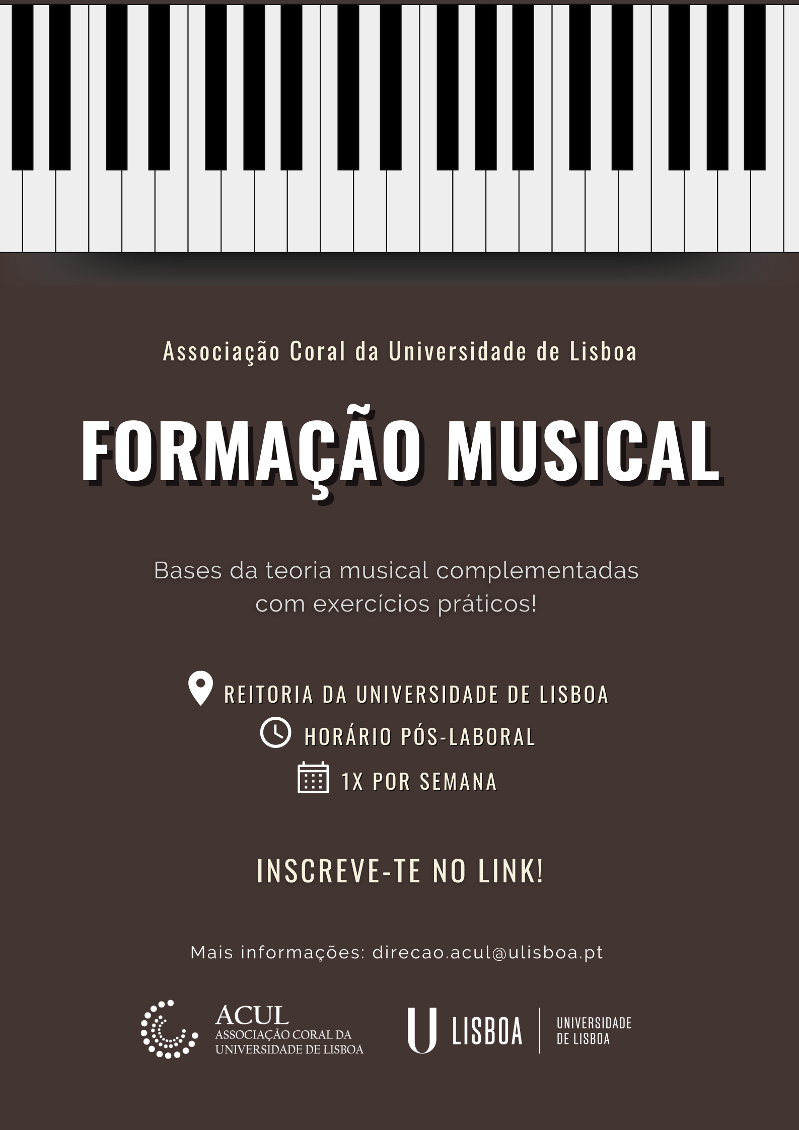 formação musica da Associação Coral da Universidade de Lisboa