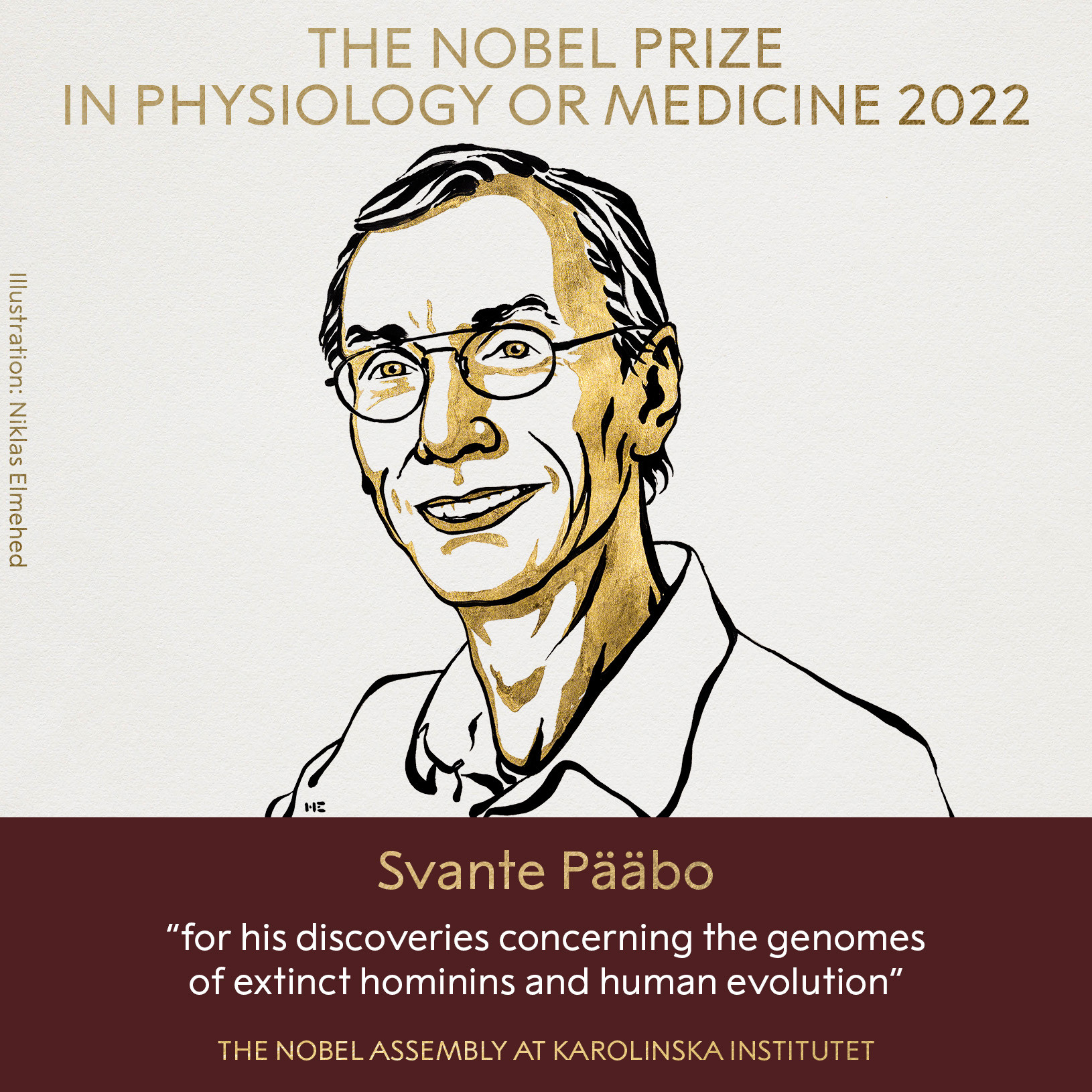 imagem do Nobel da medicina 2022