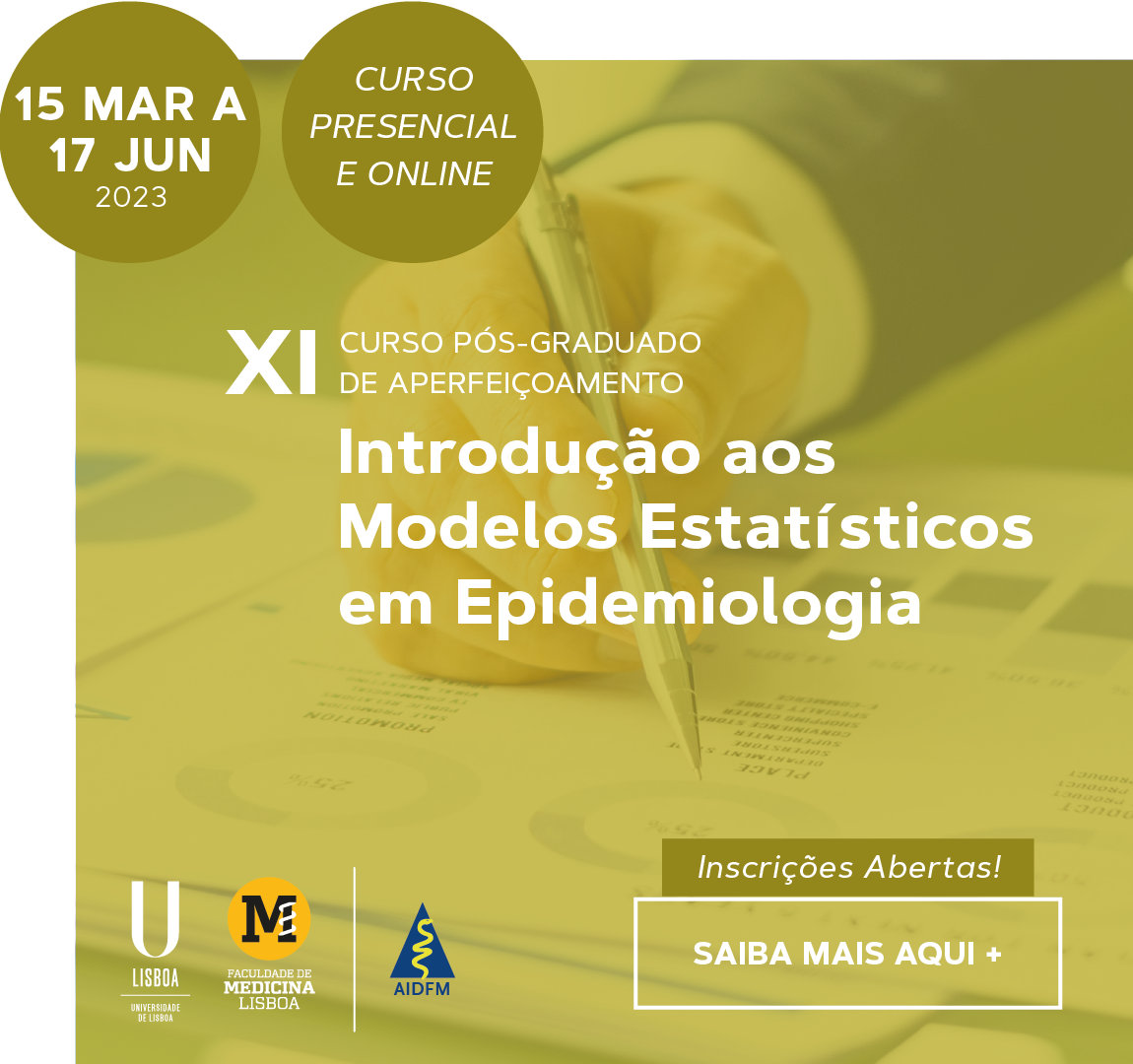 XI Curso Pós-Graduado de Aperfeiçoamento Introdução aos Modelos Estatísticos em Epidemiologia
