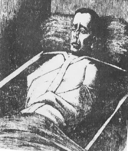 Fig. 24 - Modo de conter os doentes agitados no Hospital de Rilhafolles