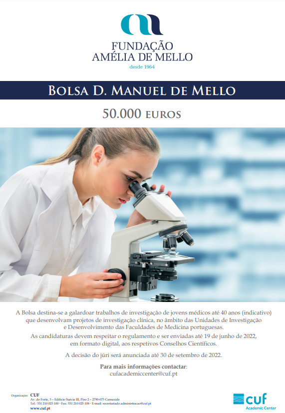 cartaz bolsa D. Manuel de Mello