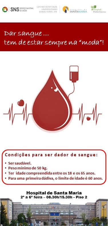 crietérios para dádiva de sangue