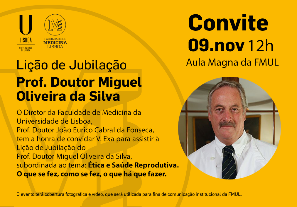 convite jubilação prof. miguel oliveira e silva