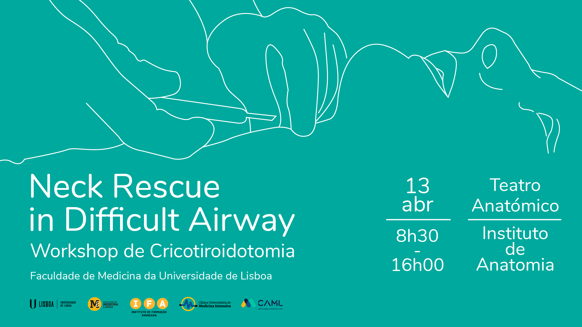 Neck Rescue in Difficult Airway, Workshop de Cricotiroidotomia