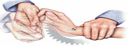 ilustração do tremor de mãos 