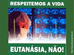 cartaz contra eutanásia