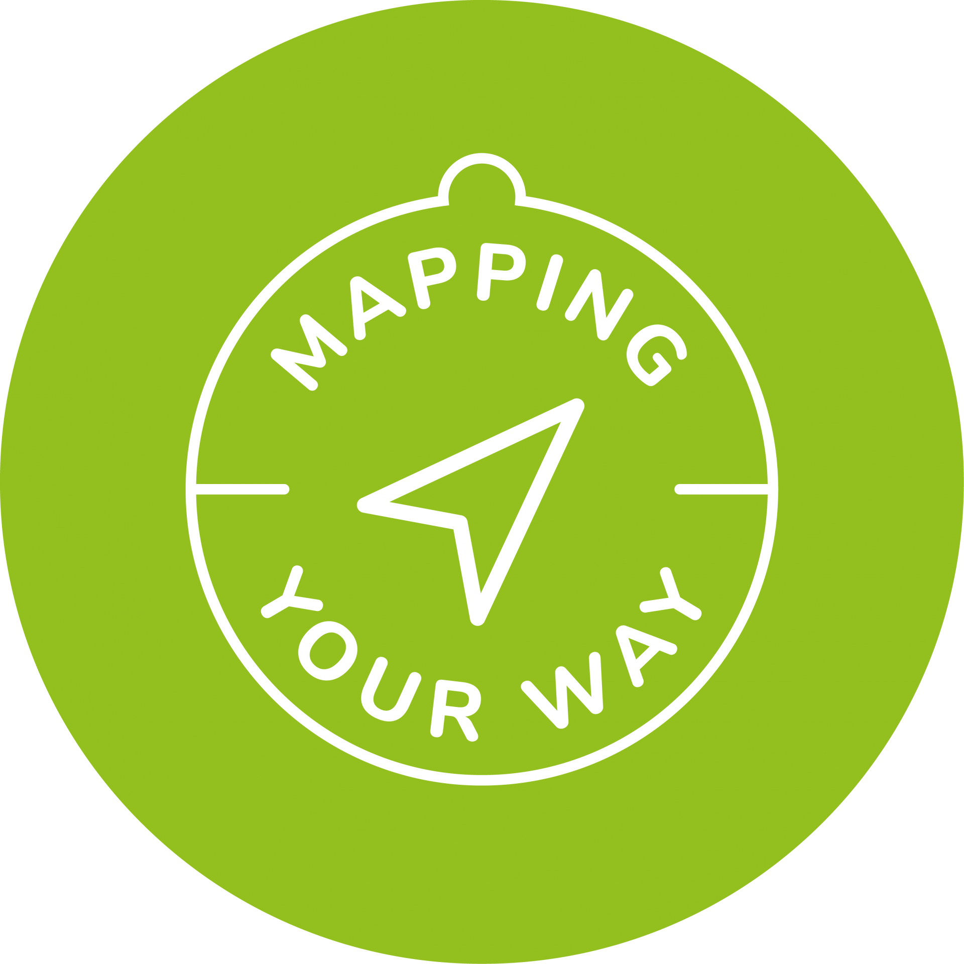 Logotipo Mapping your way