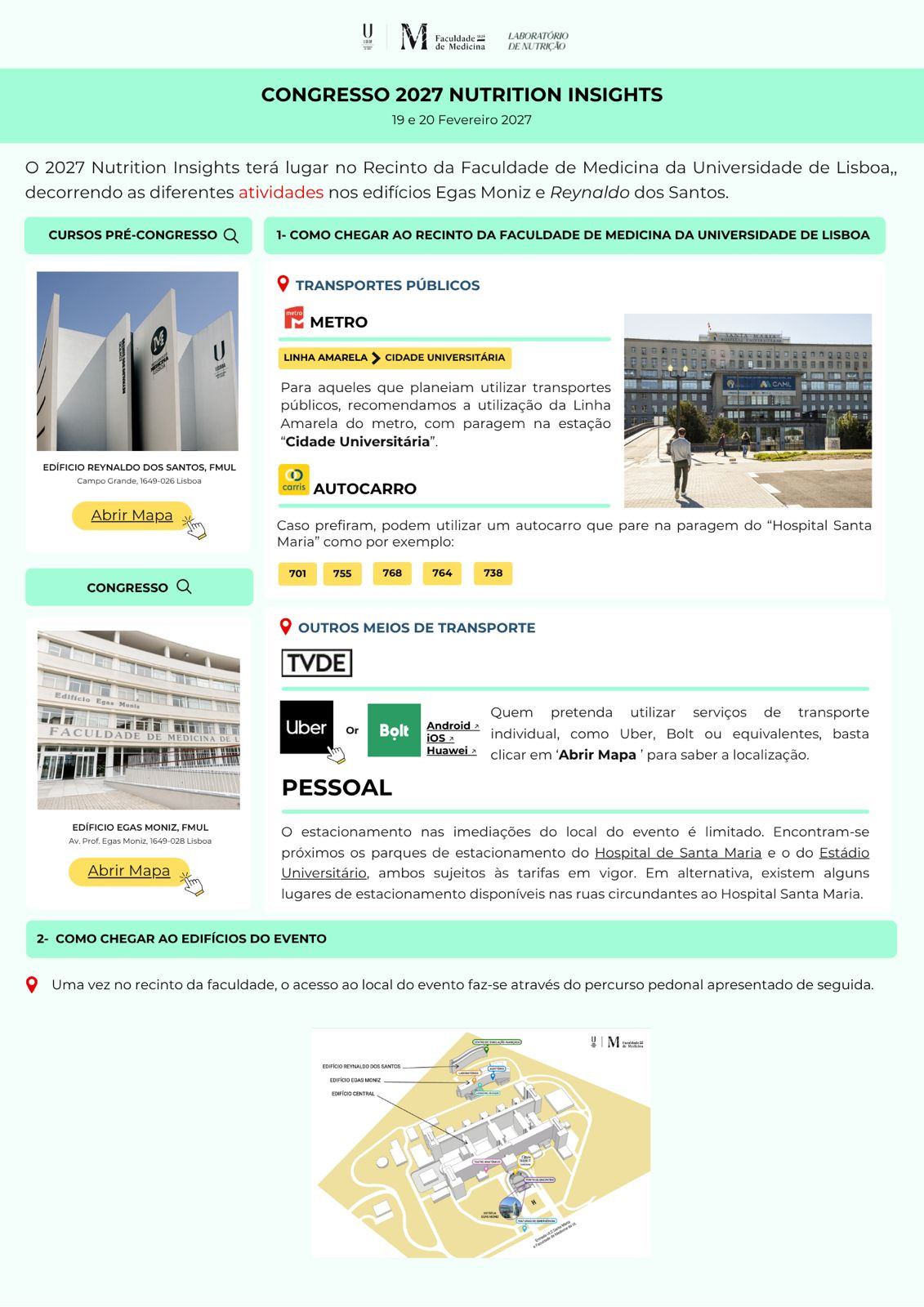 informações de acesso ao Nutrition Insights