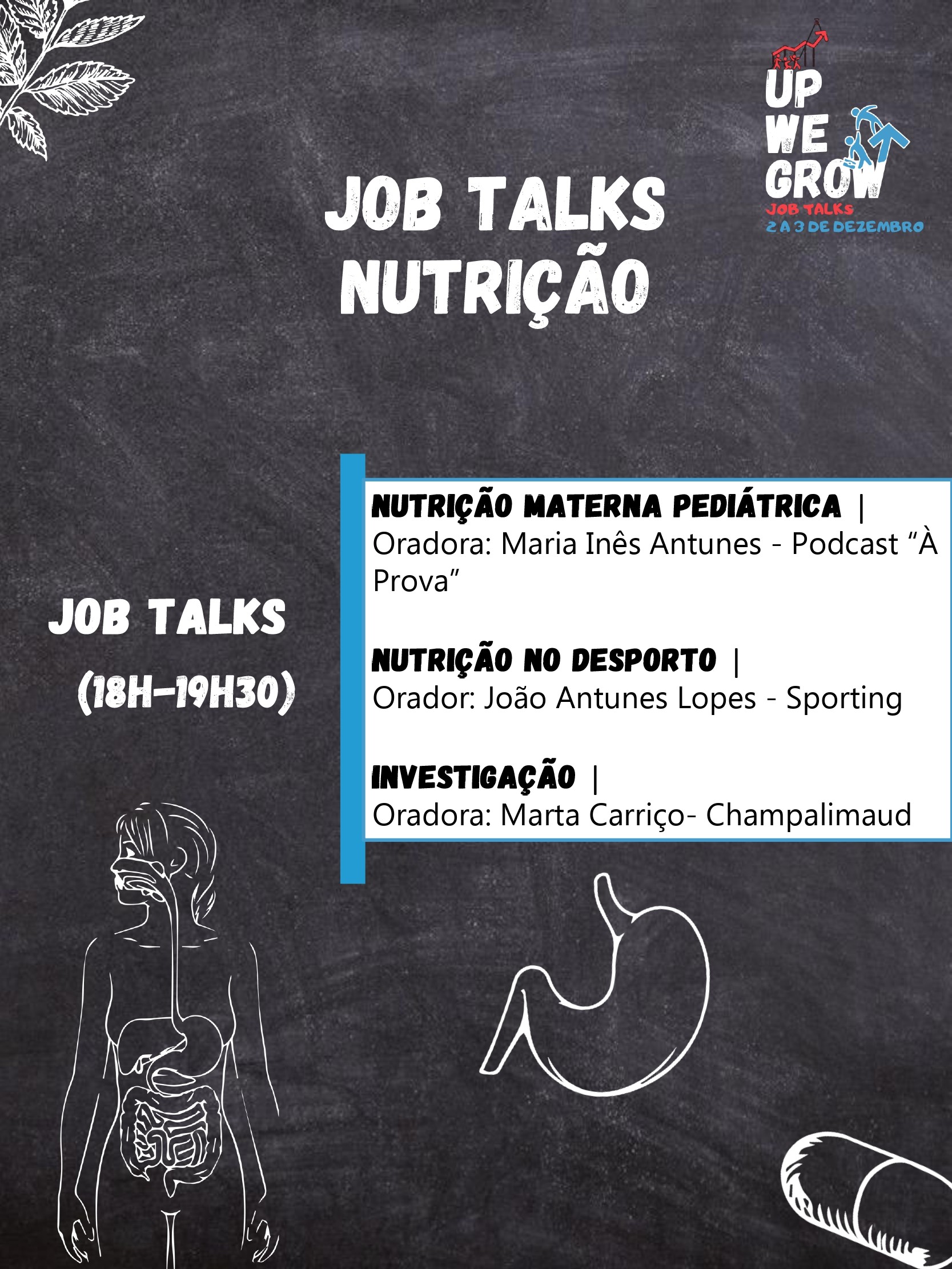 job talks nutrição