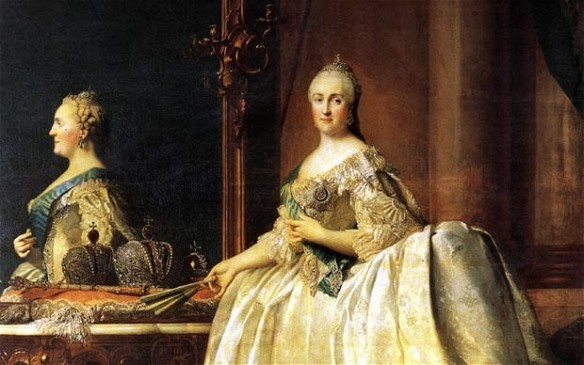retrato da imperatriz russa, catarina a grande